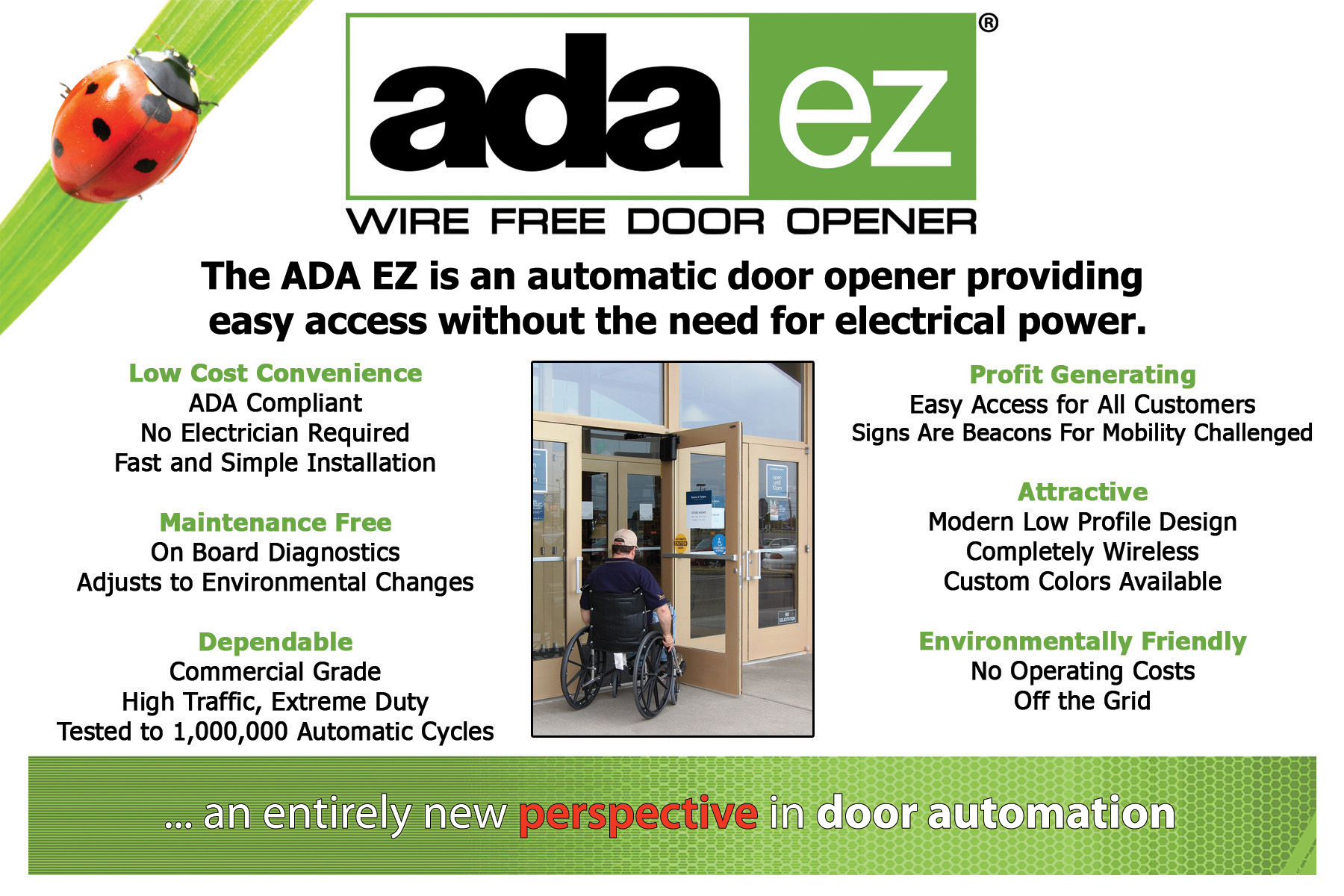 ADA EZ Automatic Door Opener for Disabled Access in NY